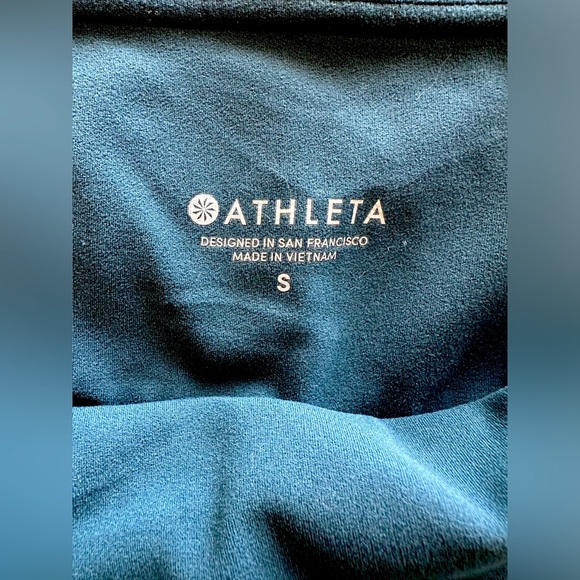 TEAL Color: Athleta Shiva 7/8 Leggings. Cut out sides. Size Small. EUC - Picture 5 of 7